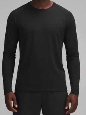 lululemon Metal Vent Men's Long-Sleeve Crew in Graphite Grey